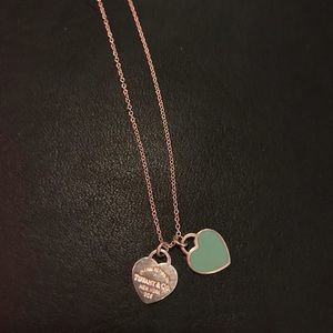 16” double heart necklace from Tiffany’s.